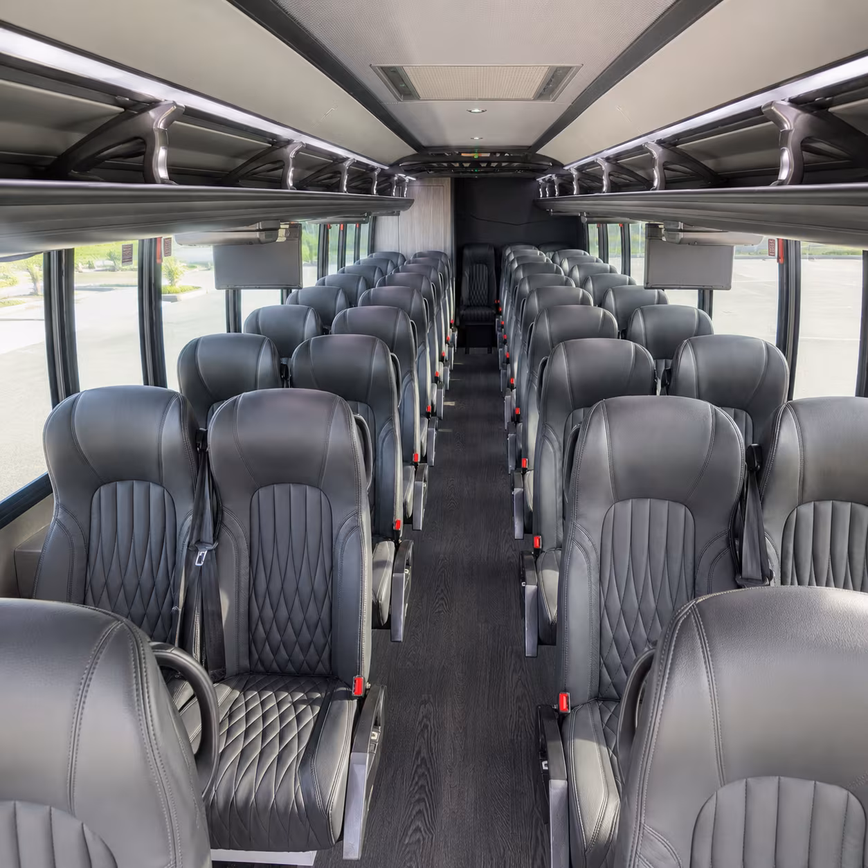augusta 35 passenger minibus inside