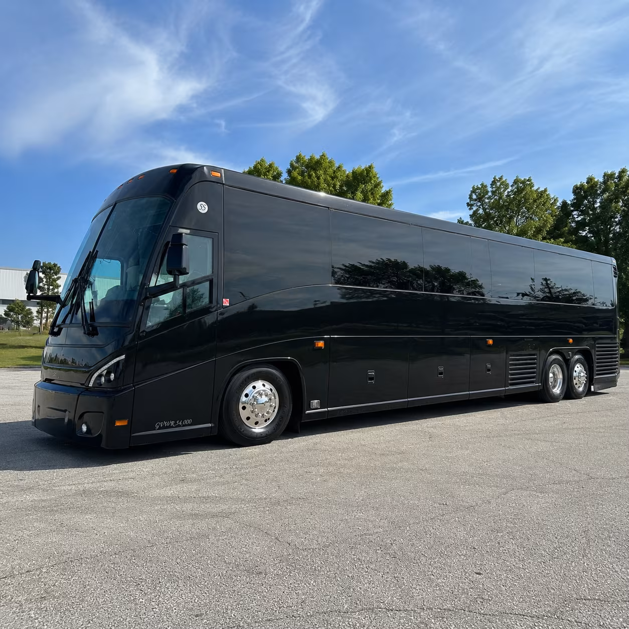 augusta 47 passenger charter bus