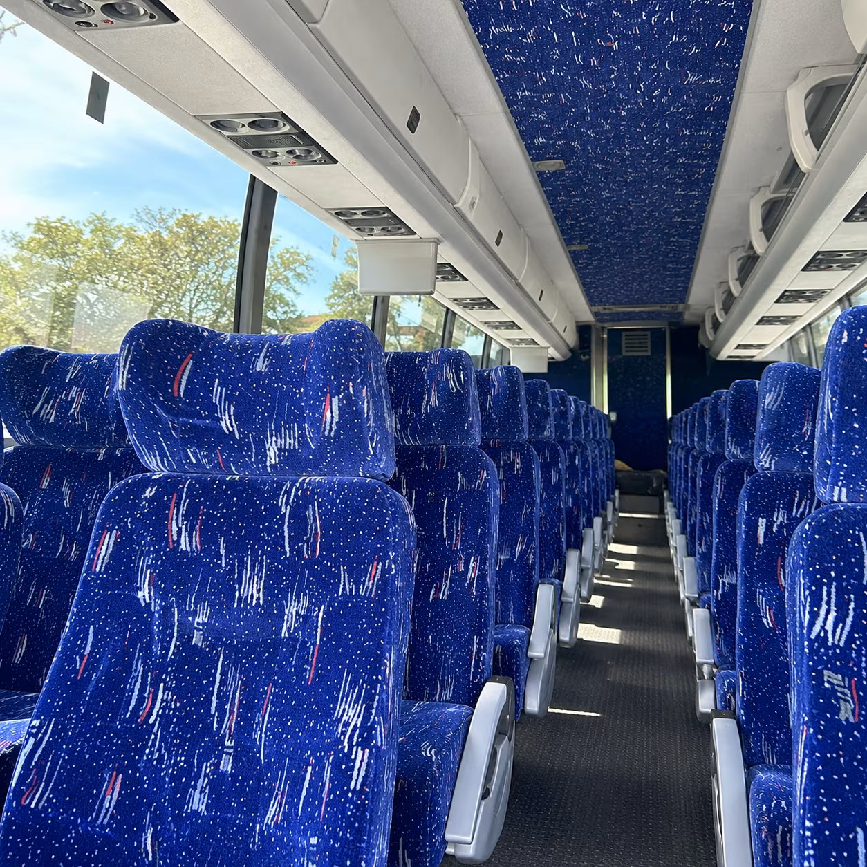 augusta charter bus inside