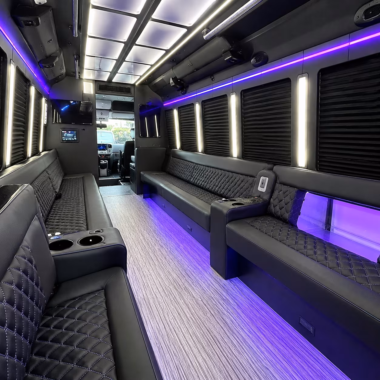 augusta party bus inside