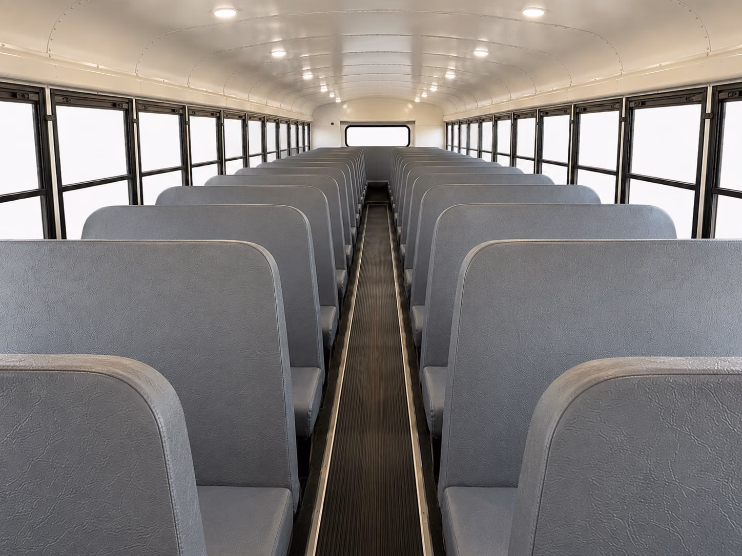 augusta school bus inside