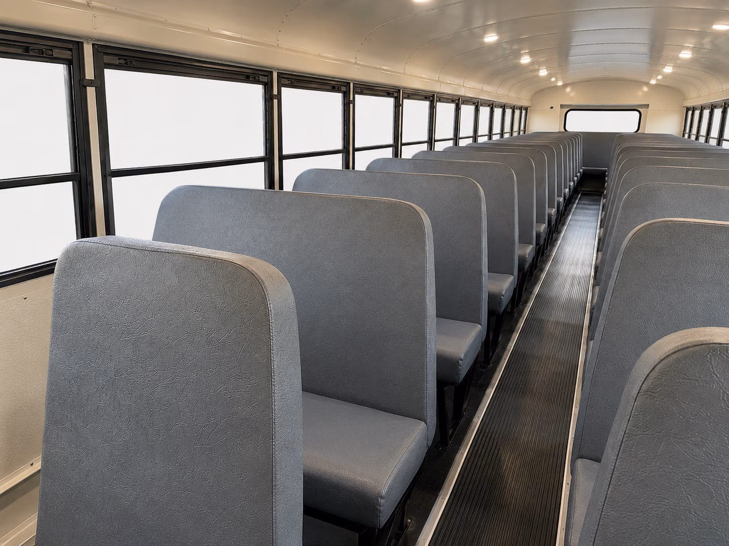 augusta school bus interior