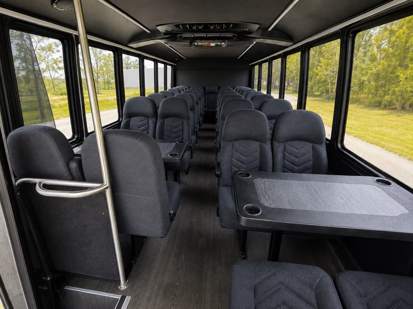 minibuses for augusta bridal party transportation on the wedding day